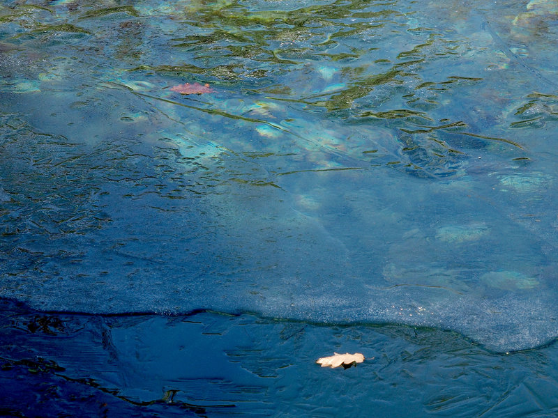 graphisme de glace sur bassin